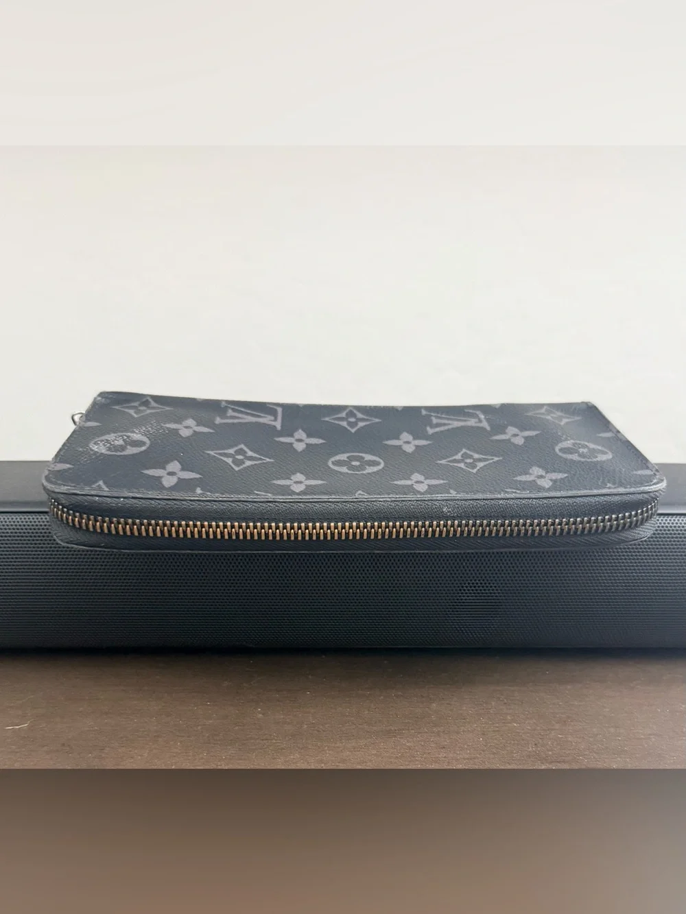 Louis Vuitton Monogram Eclipse Zippy Wallet Vertical
